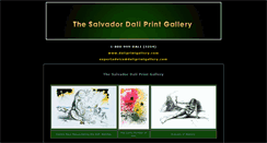 Desktop Screenshot of daliprintgallery.com